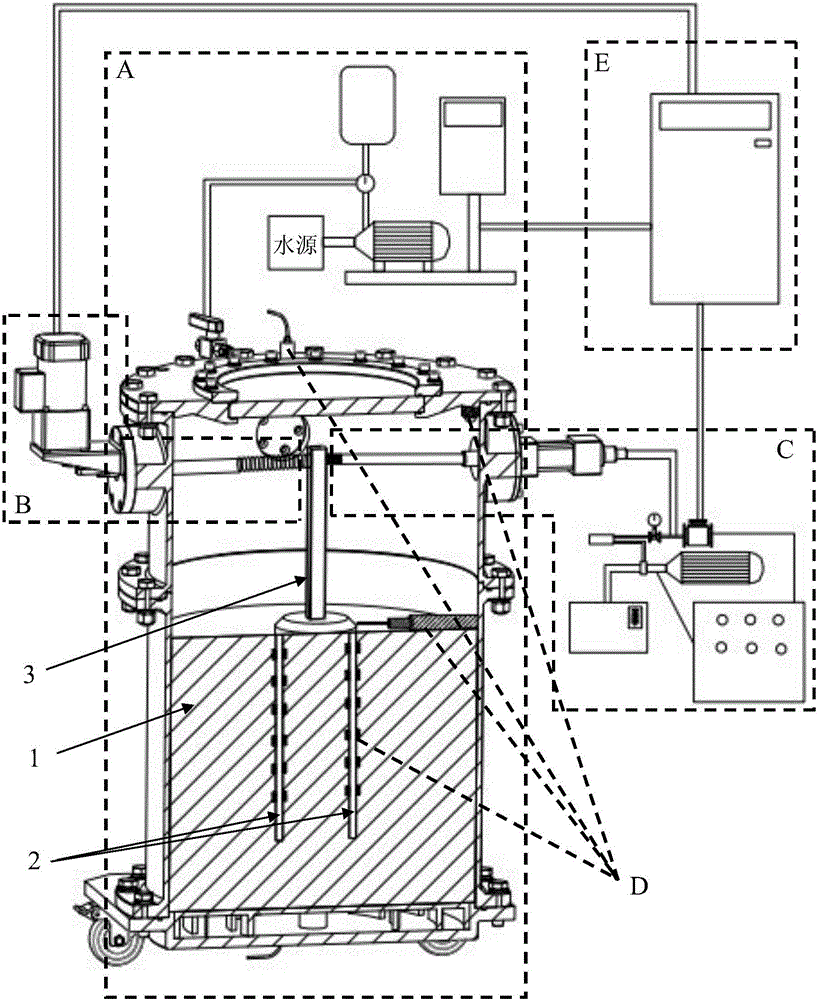 Experimental simulation equipment and method for marine engineering pile foundation under long-term horizontal cyclic loading