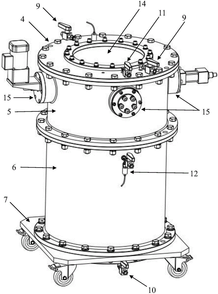 Experimental simulation equipment and method for marine engineering pile foundation under long-term horizontal cyclic loading