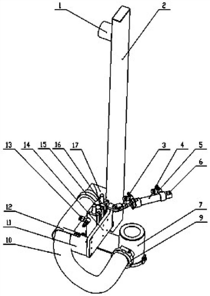 Gas collecting device and filling machine