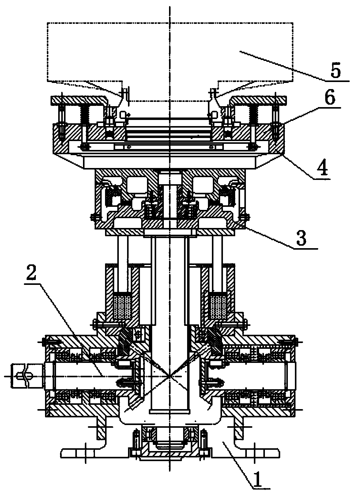 Automatic fixture capable of lifting and rotating for precision part processing