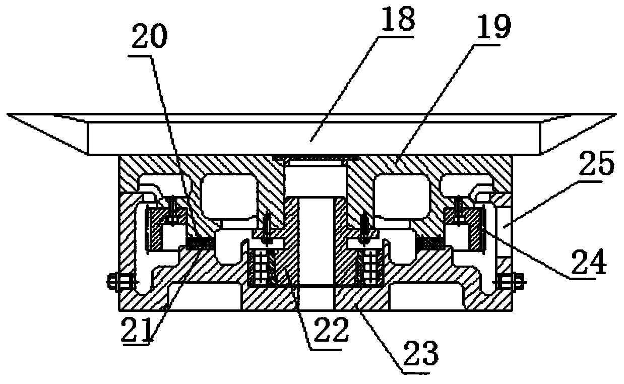 Automatic fixture capable of lifting and rotating for precision part processing