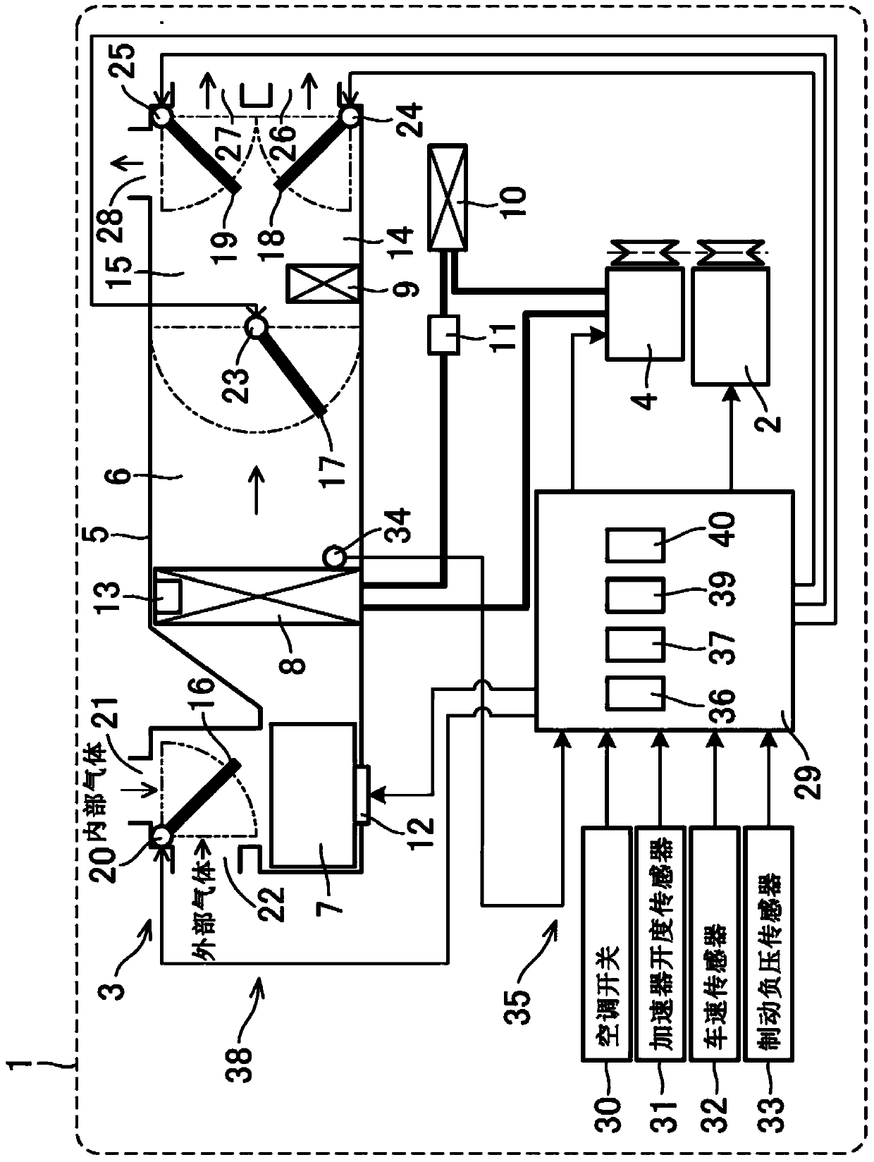 Vehicle air conditioning control device