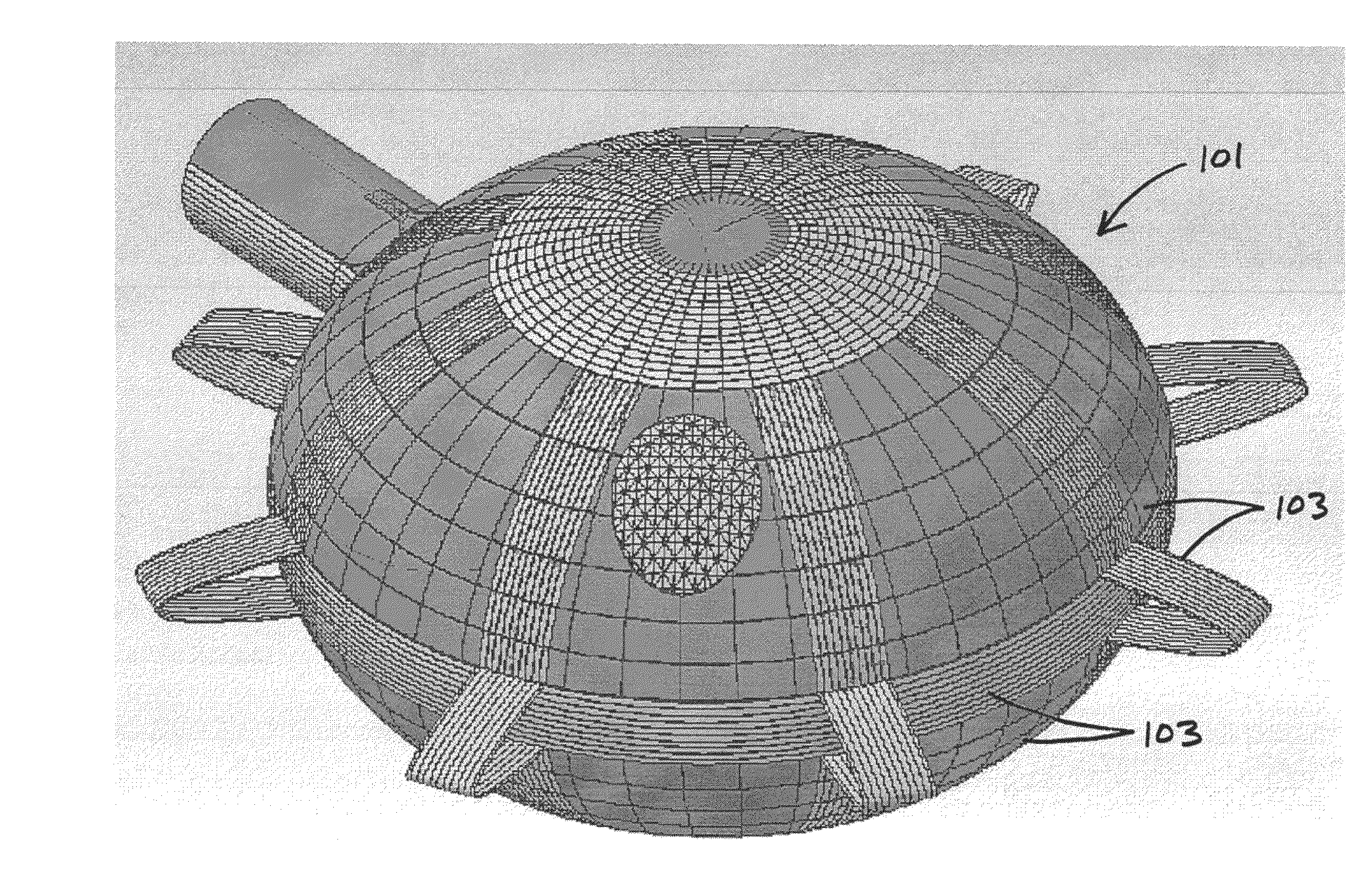 Systems and method for producing three-dimensional articles from flexible composite materials