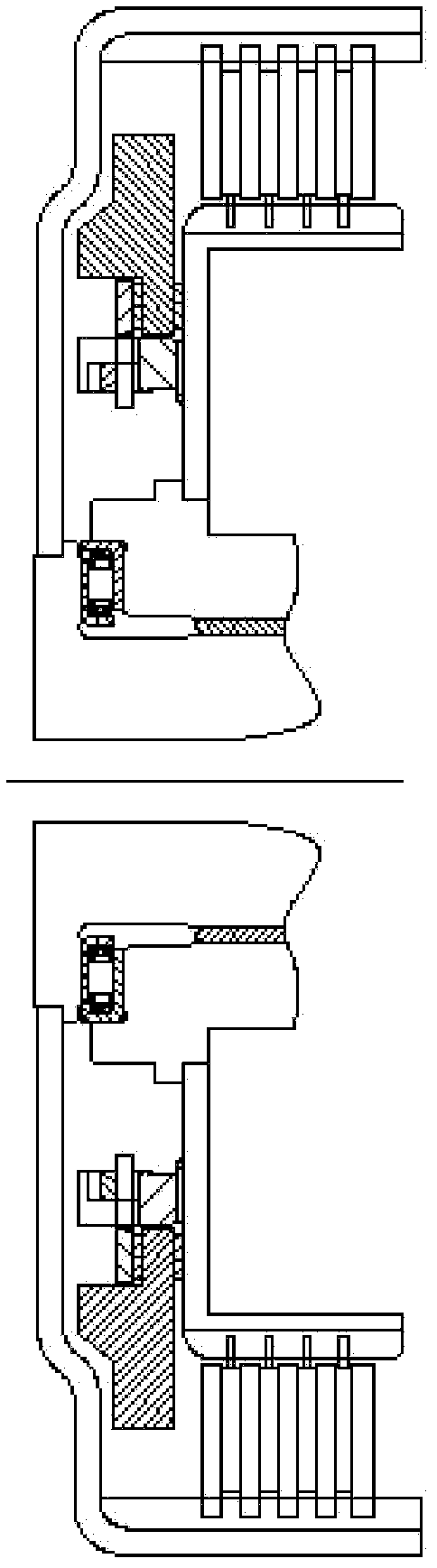 a torsional shock absorber