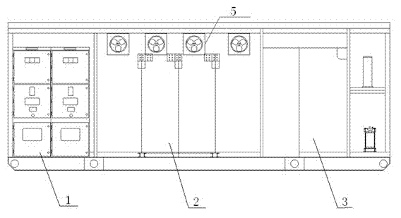 Power supply system for drilling machine grid electricity