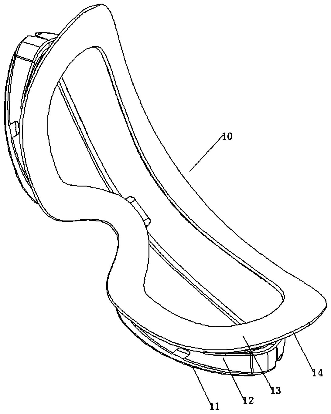 Water mirror waterproofing ring and water mirror