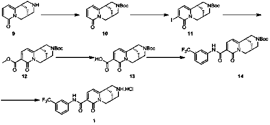 Substituted pyridine-2-ketone compounds and preparation method thereof