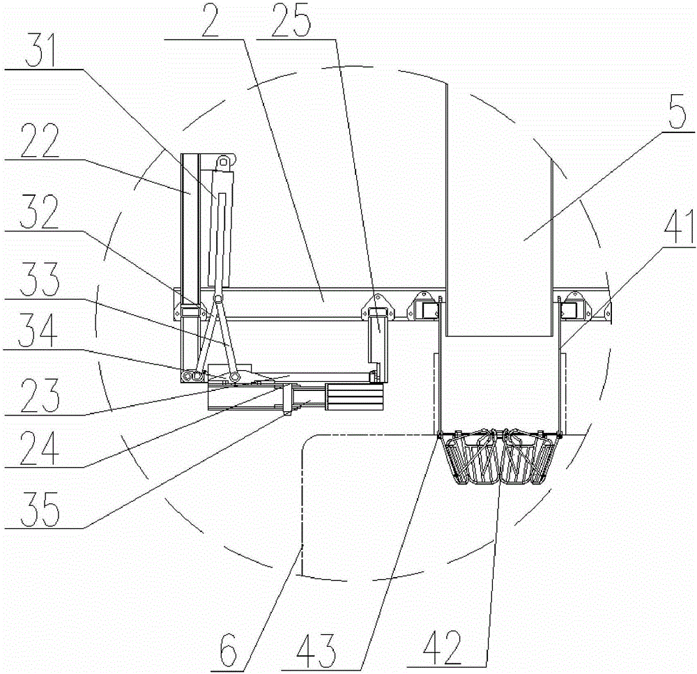 Opening tensioning device of ton bag