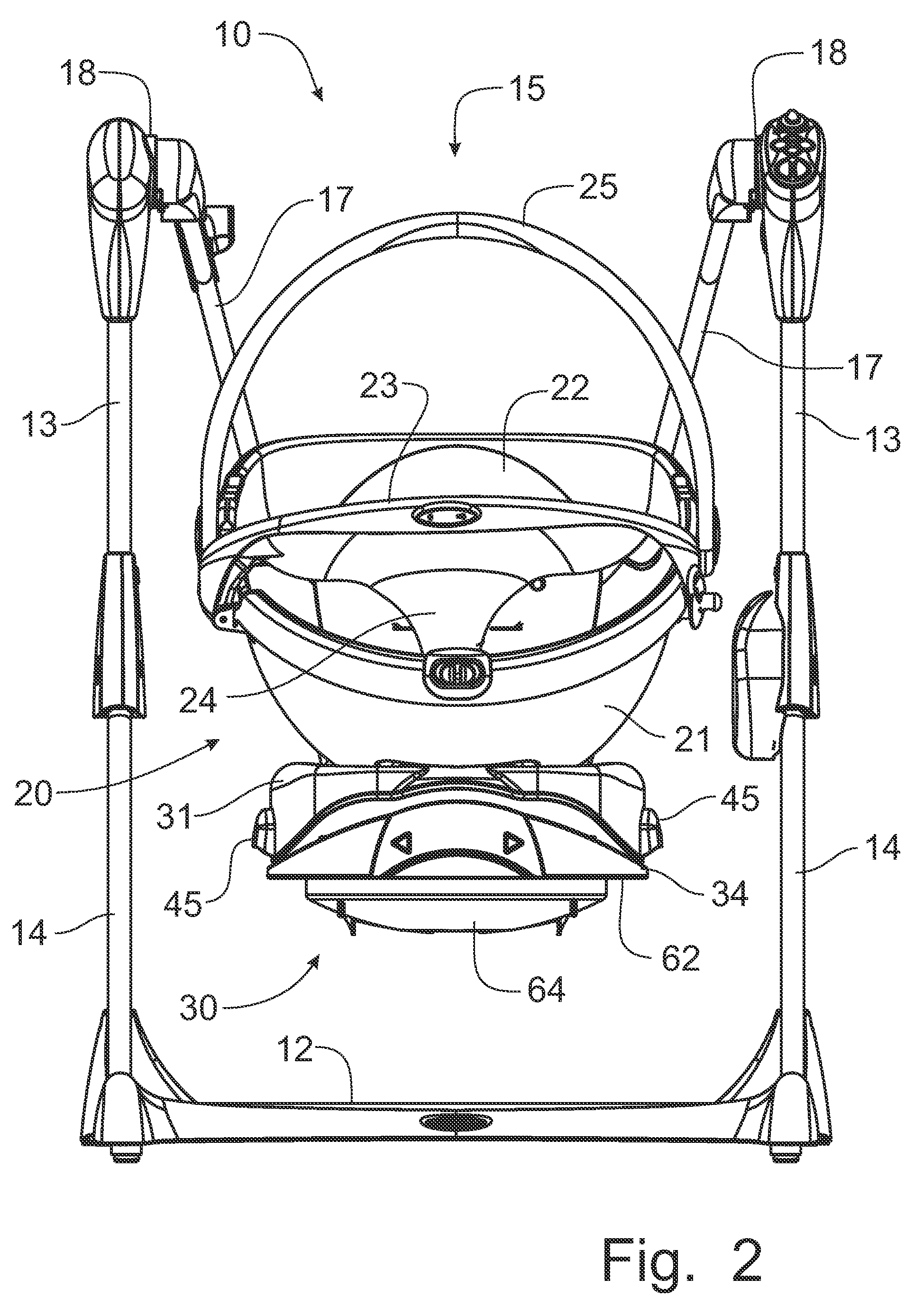 Lift Off Child Swing with Recline and Swivel