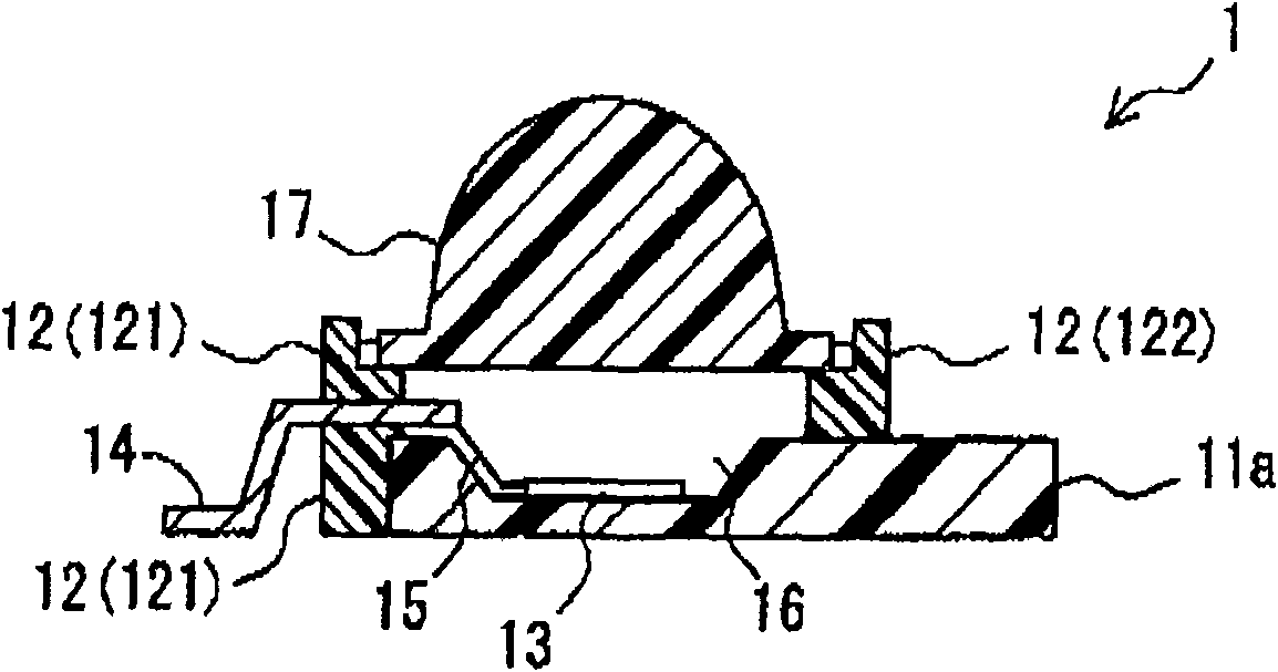 Heat-dissipating resin composition, substrate for LED mounting, reflector, and substrate for LED mounting having reflector portion