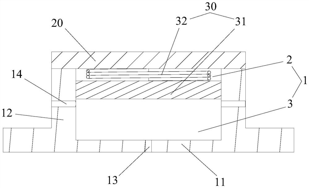 Polar column and battery cell with same