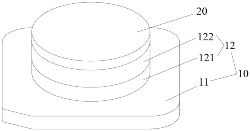 Polar column and battery cell with same