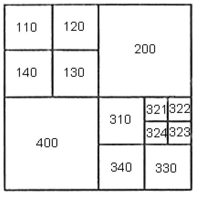 Human face recognizing method based on geometric matching and split-merge algorithm