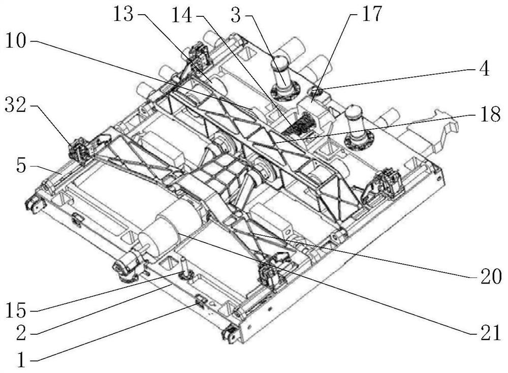 A docking and locking interface device capable of active heat conduction for space vehicles