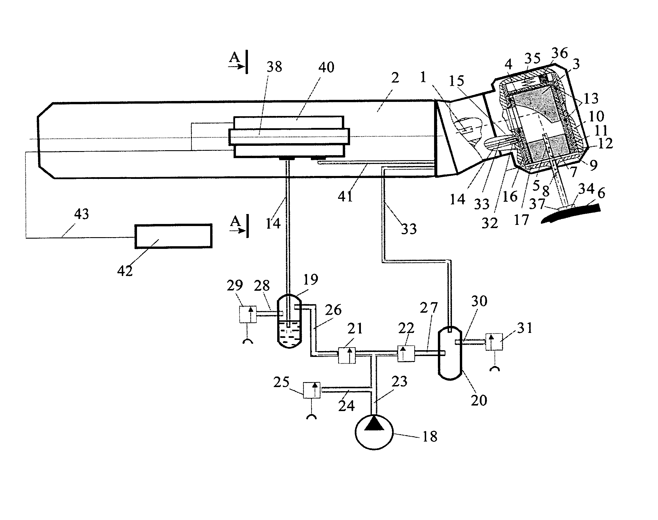 Method and apparatus for processing hard material