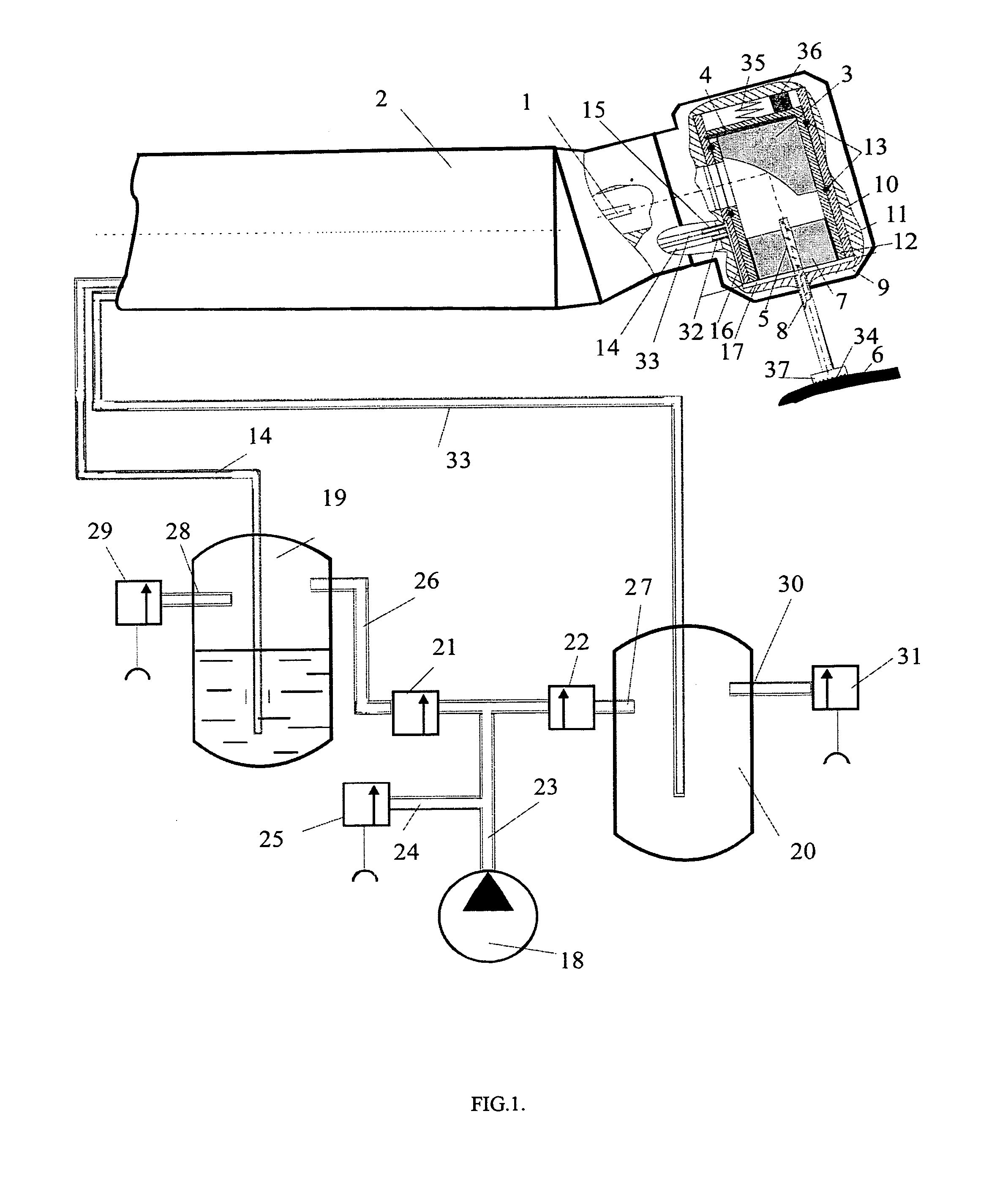 Method and apparatus for processing hard material