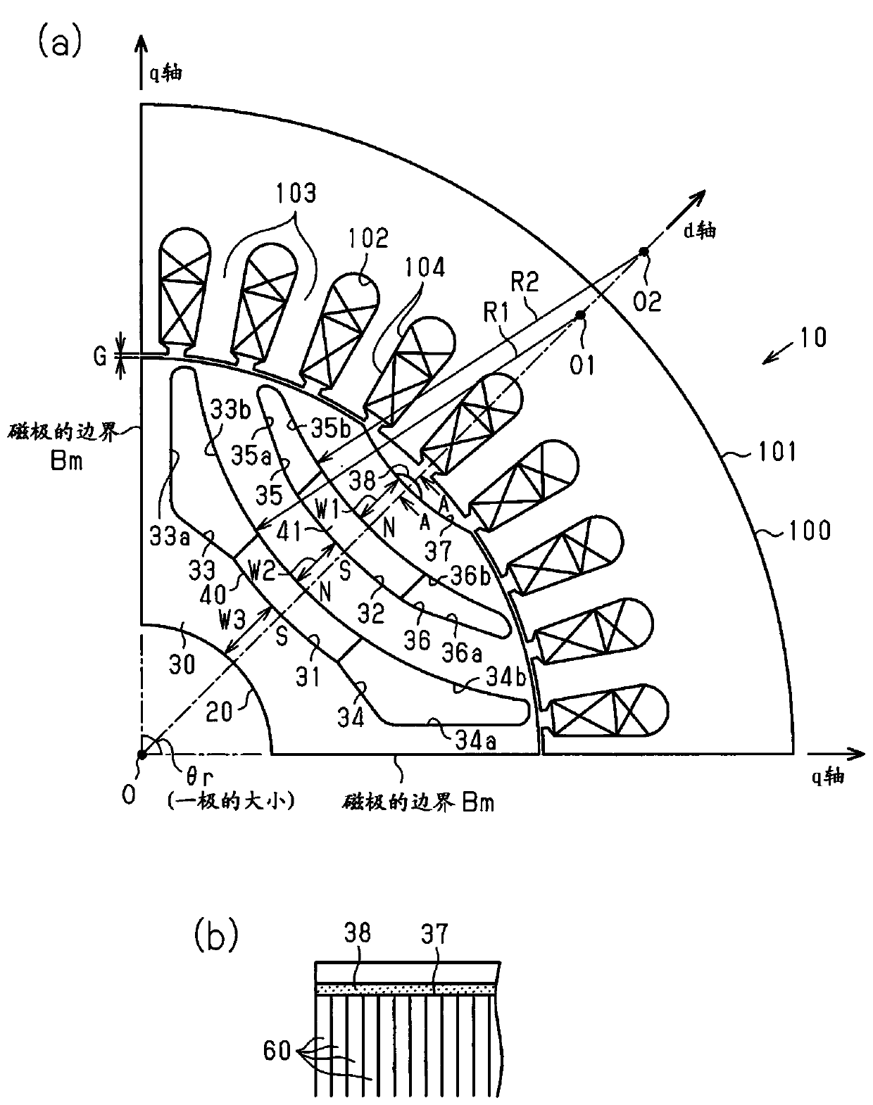 Rotor of a rotating electrical machine