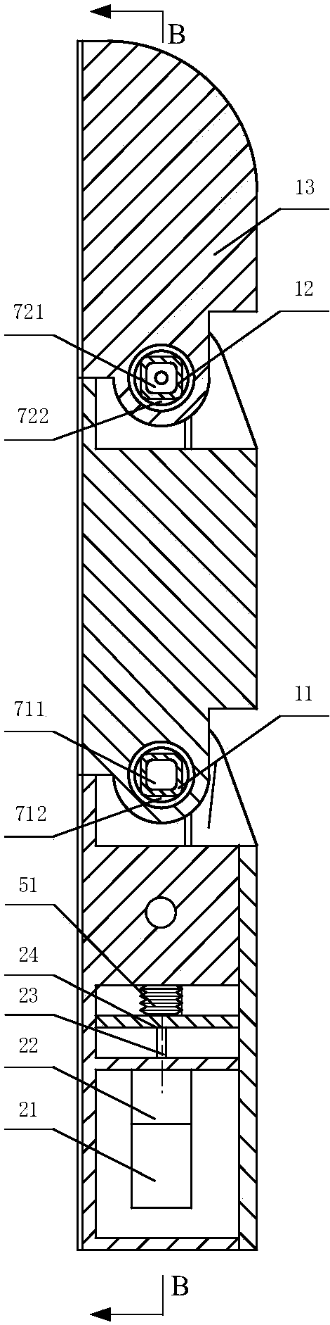 Fluid stepless locking rope spring self-adaptive robot finger device