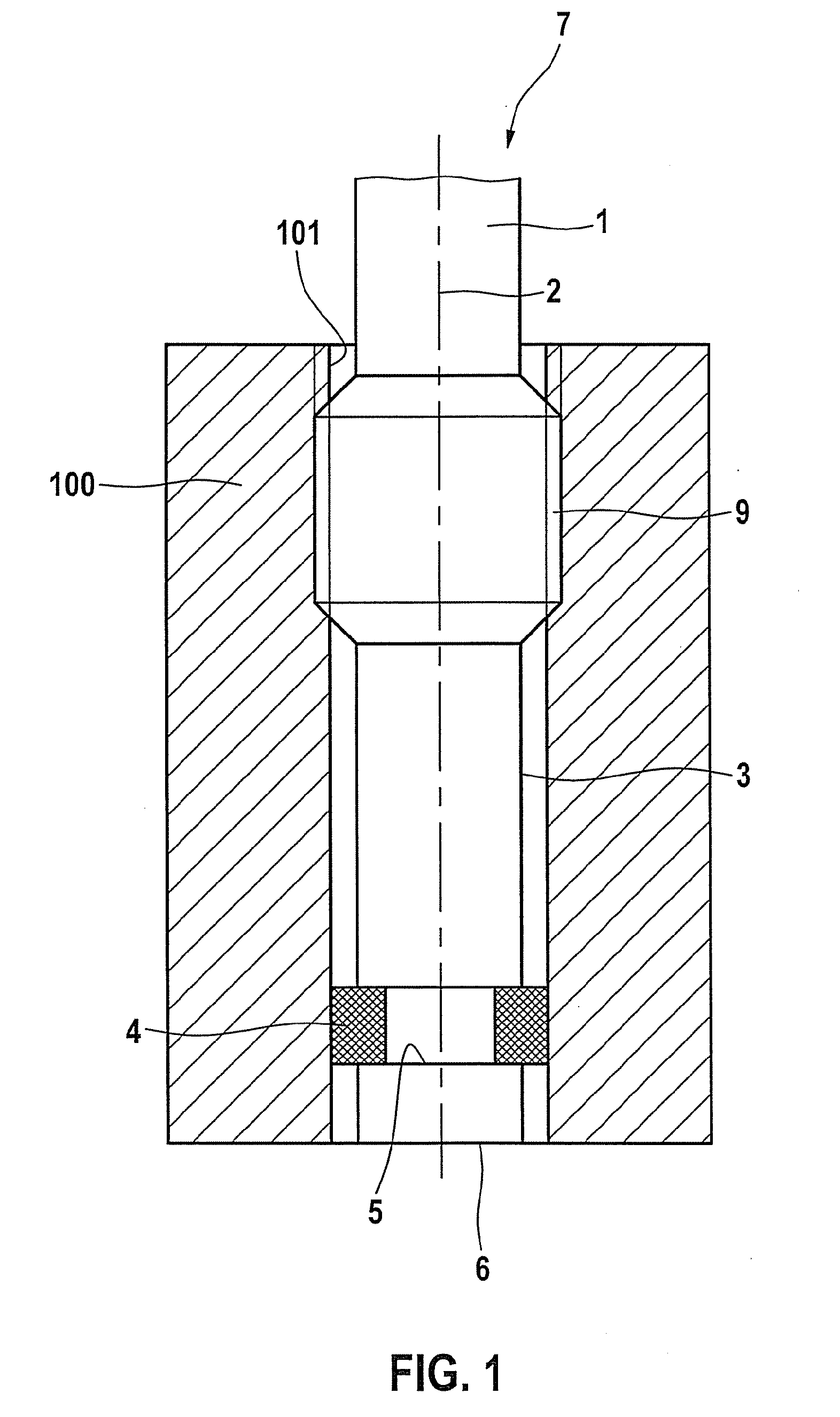 Combustion chamber pressure sensor