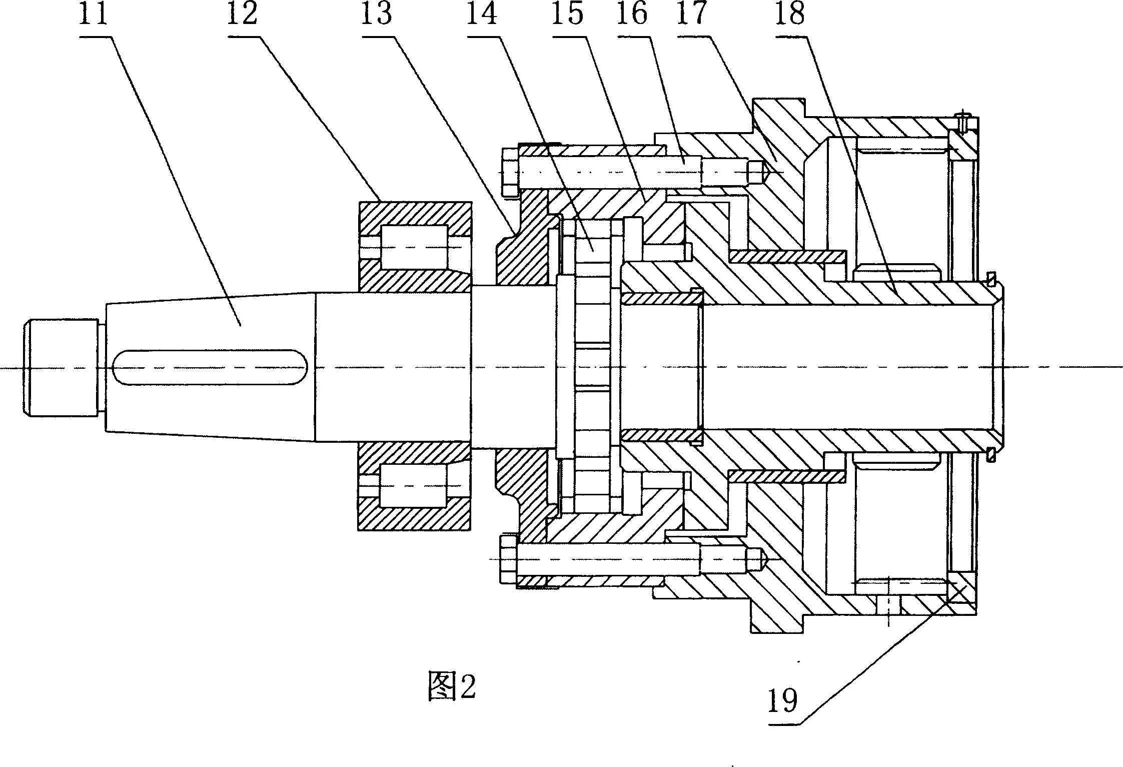 Planet differential actuator