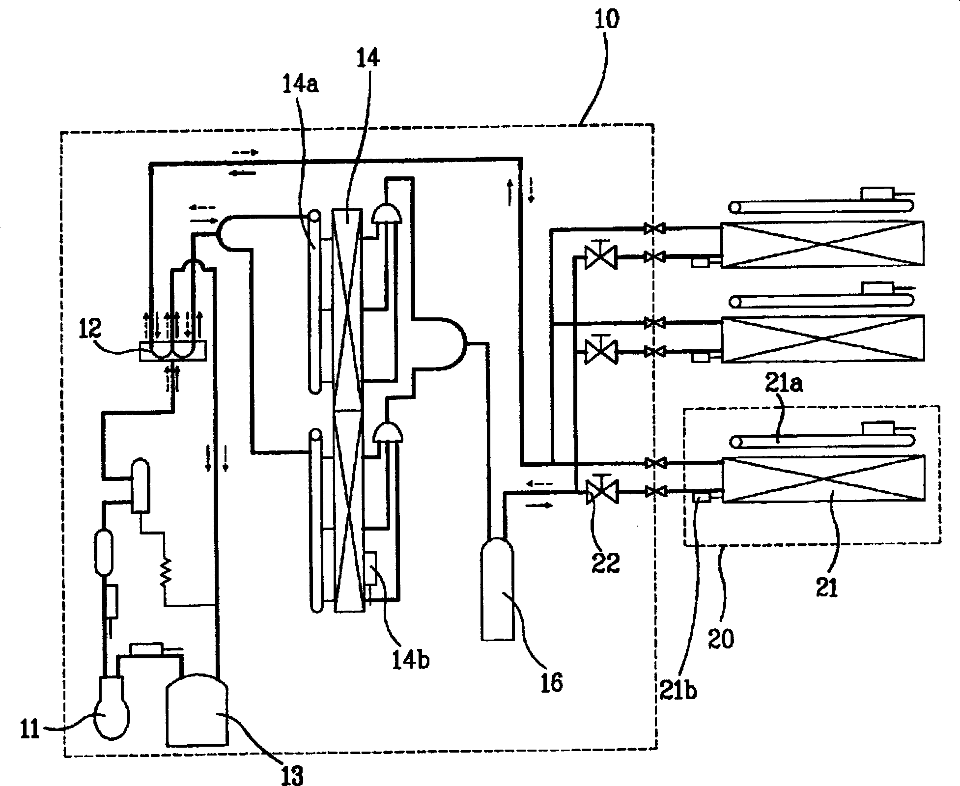 Defrosting operation method for heat pumps