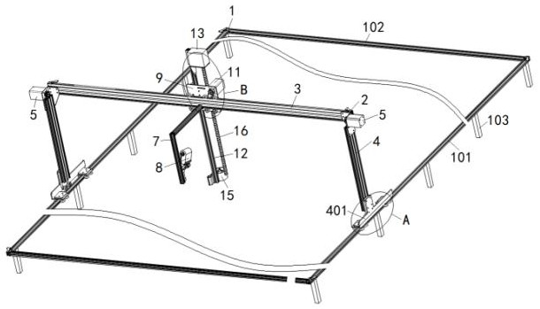 Fixed field management robot based on artificial intelligence