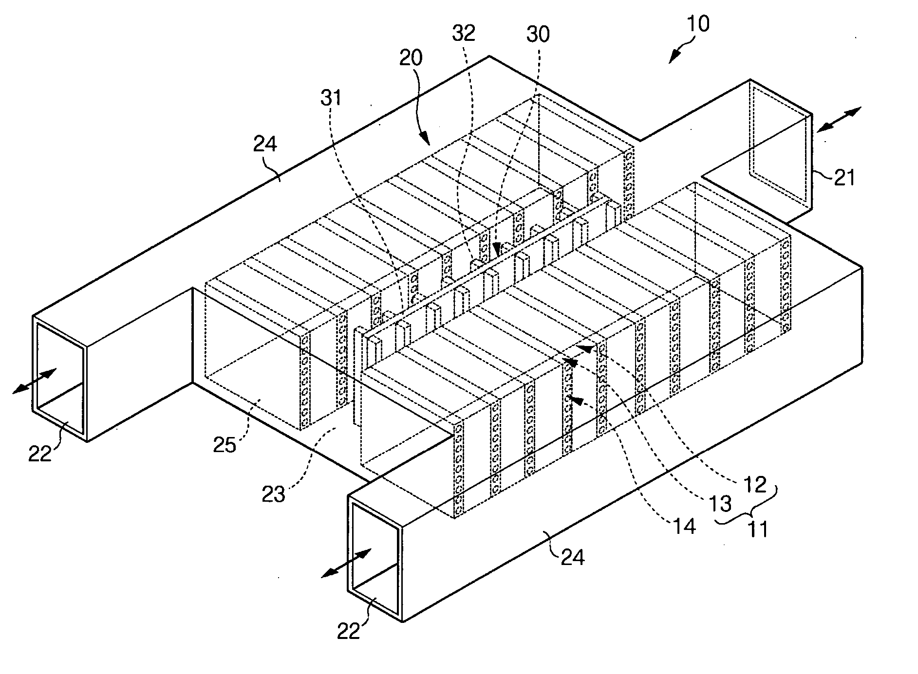 Battery module having improved cooling efficiency