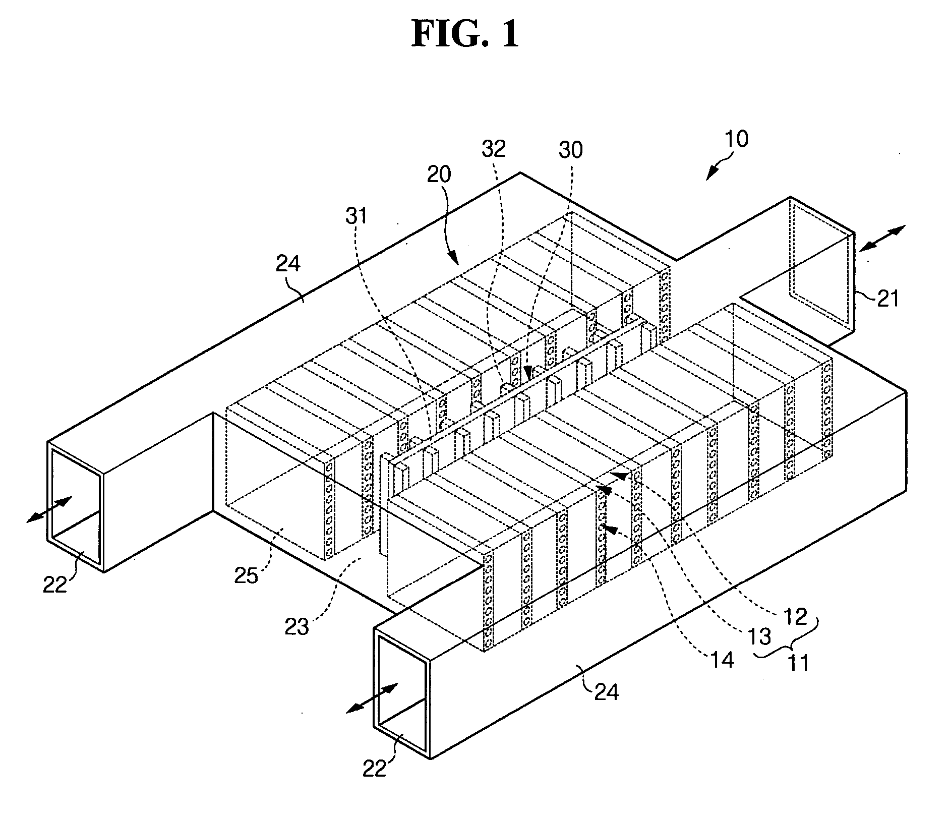 Battery module having improved cooling efficiency