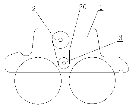 Pavement roller oscillation device controlled by electromagnetic clutch