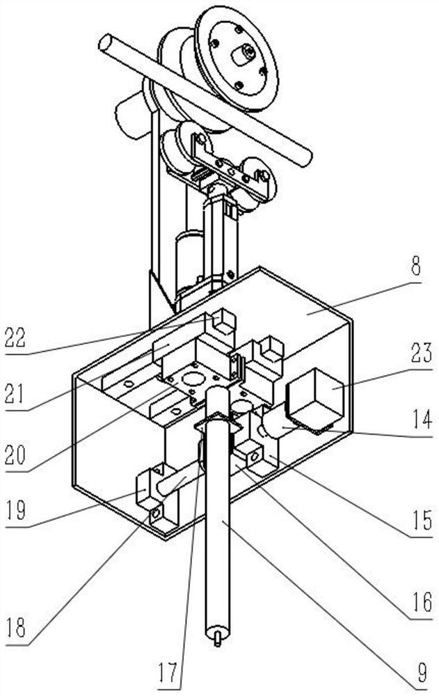 A three-arm high-voltage line walking robot