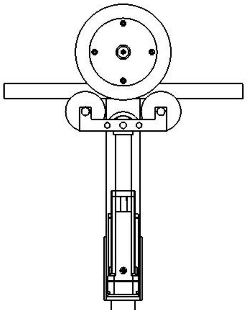 A three-arm high-voltage line walking robot