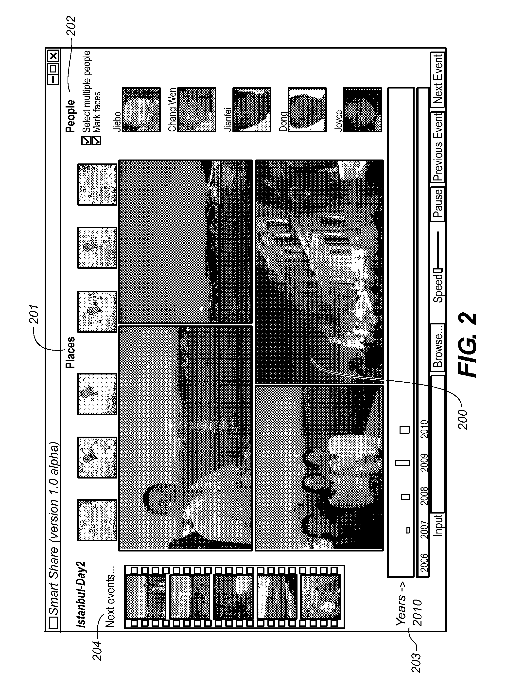 Method for media reliving playback