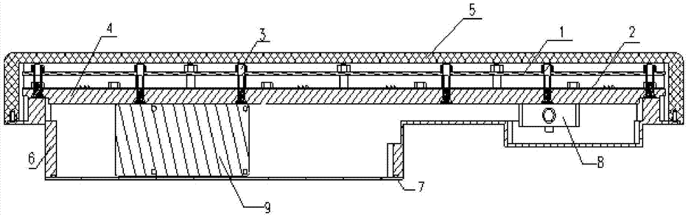 Broad-band double-circular-polarization panel self-tracking antenna