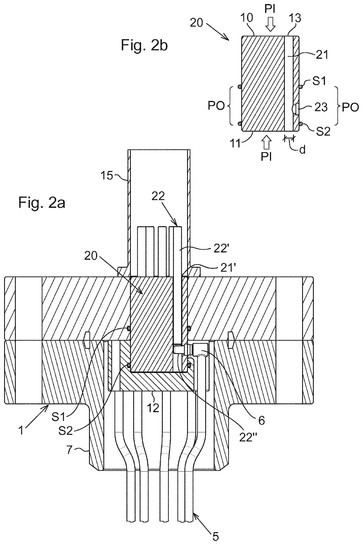 Electrical penetrator assembly