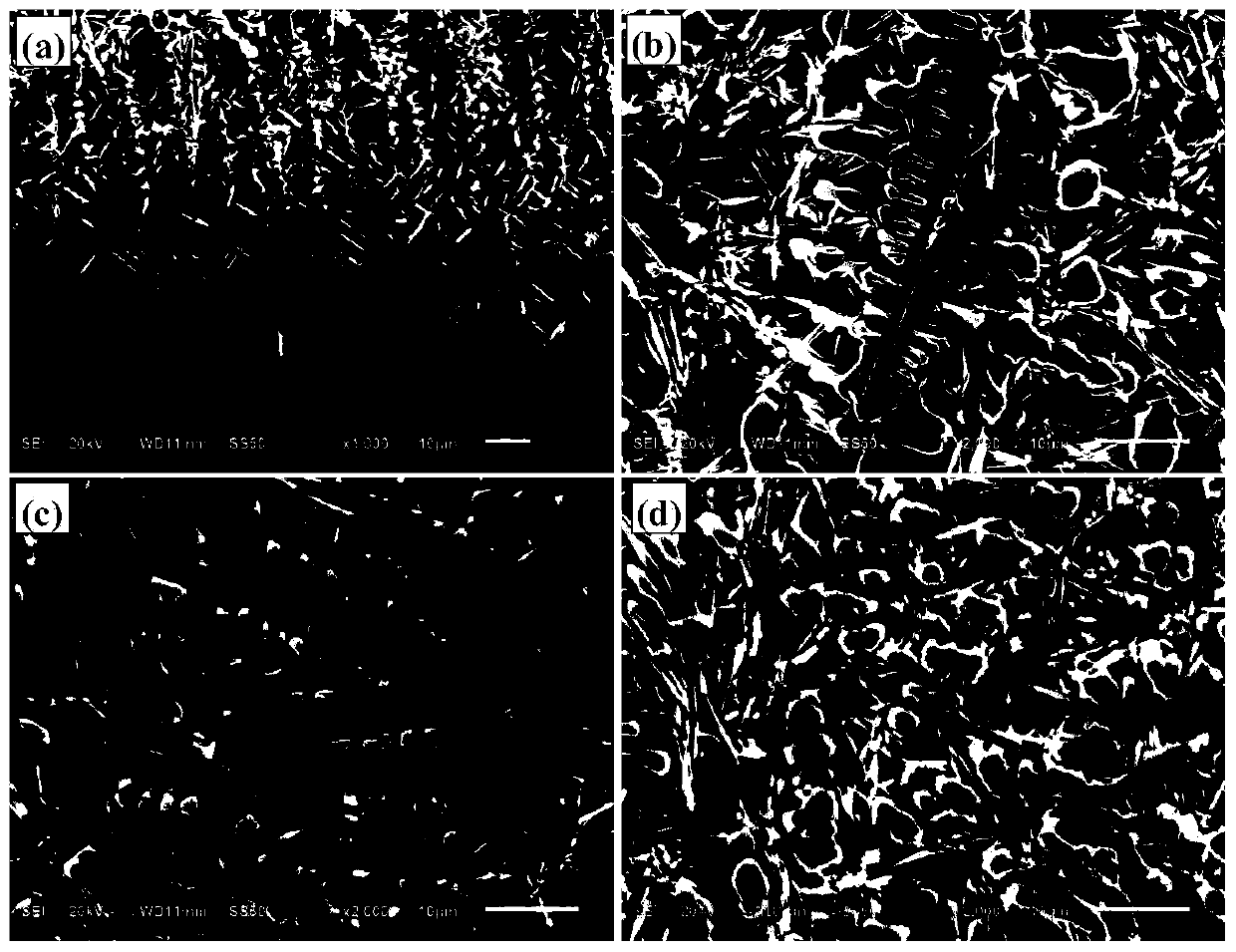 Laser alloying layer on titanium alloy surface and preparation process thereof