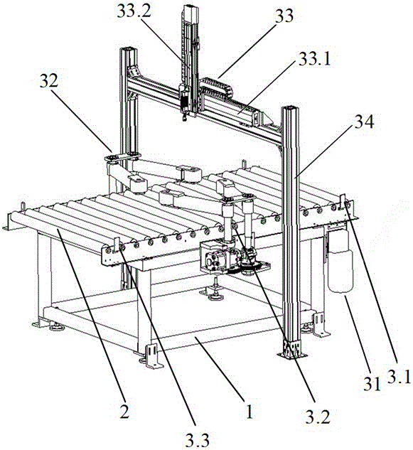 All-steel tire side automatic positioning code printer