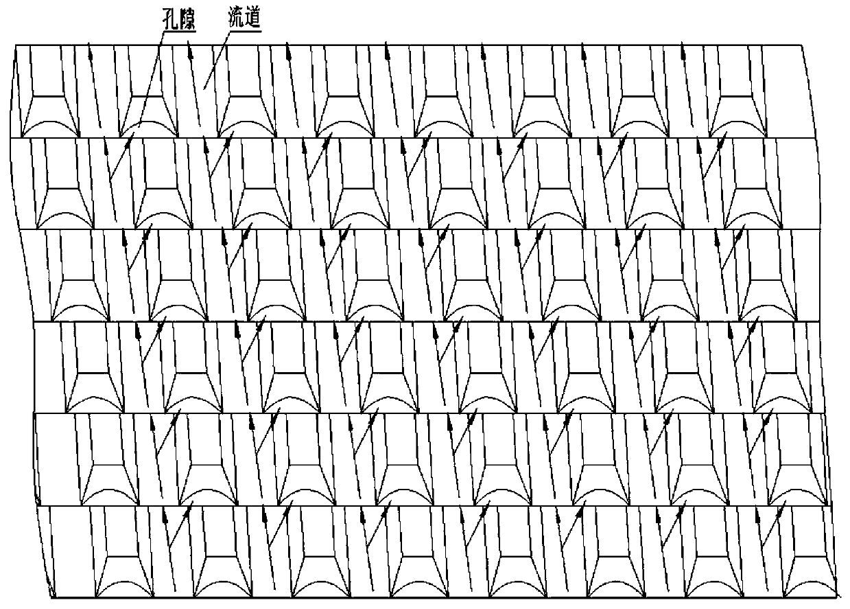 Method for forming surface microstructure of fuel cell metal cathode plate