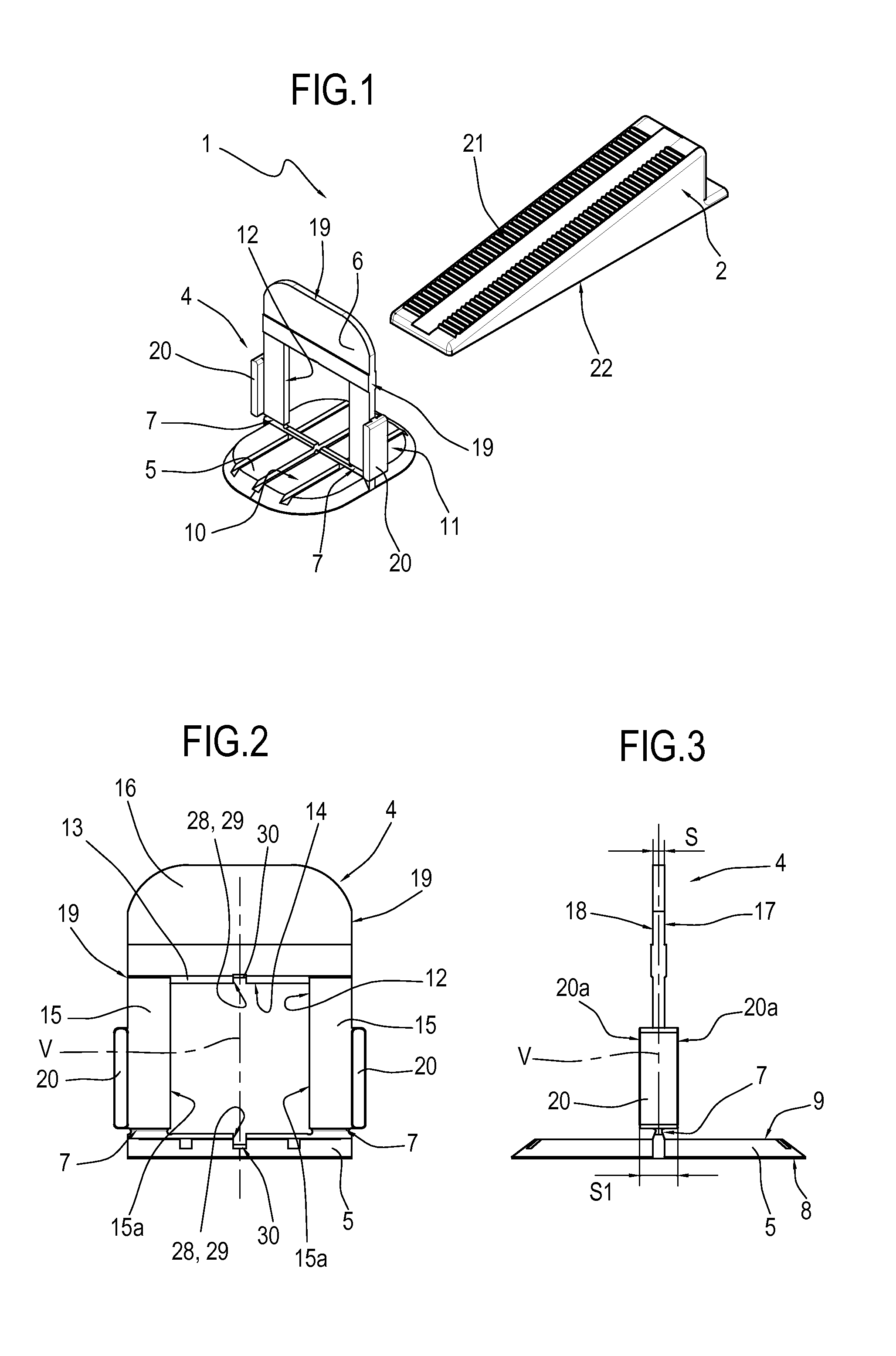 Leveling and aligning device for installing tiles