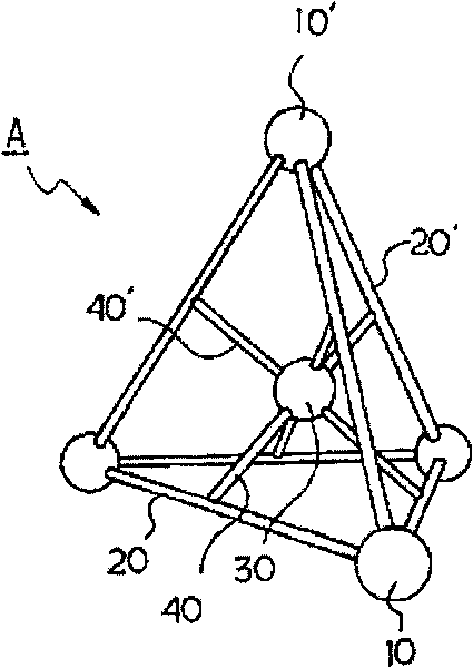 Triangular pyramid type ferroconcrete block for preventing the coastal erosion