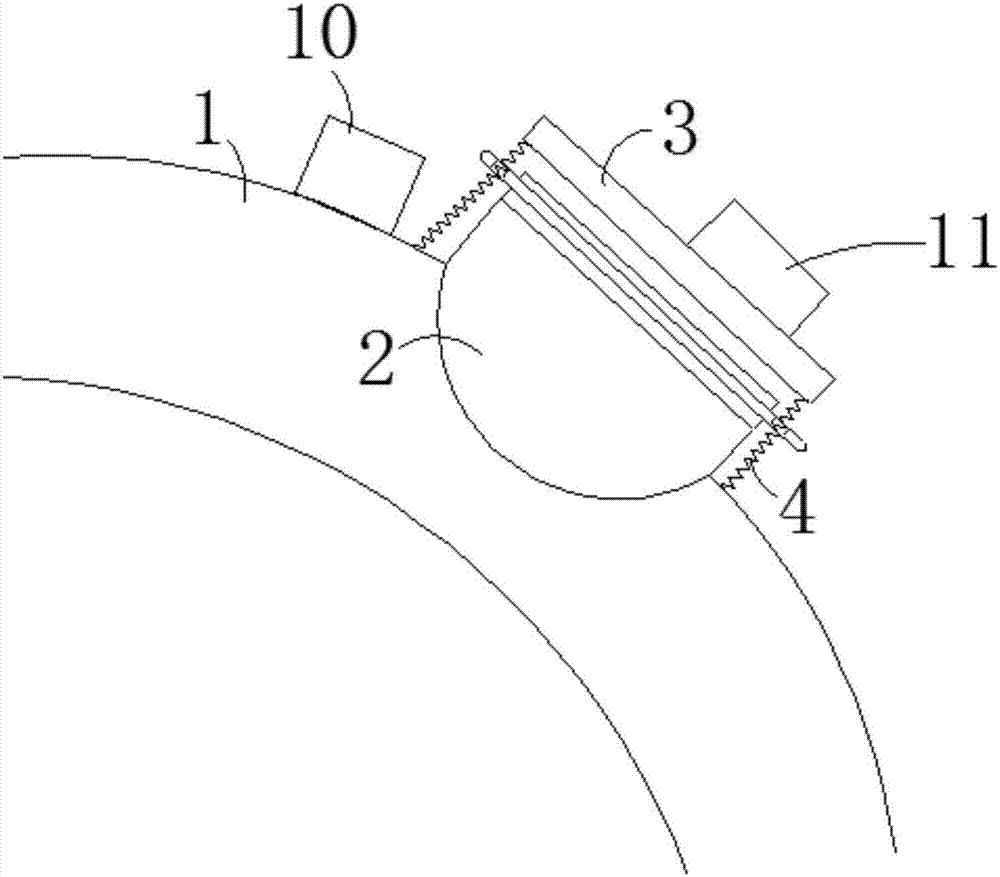 Warning explosion-proof device