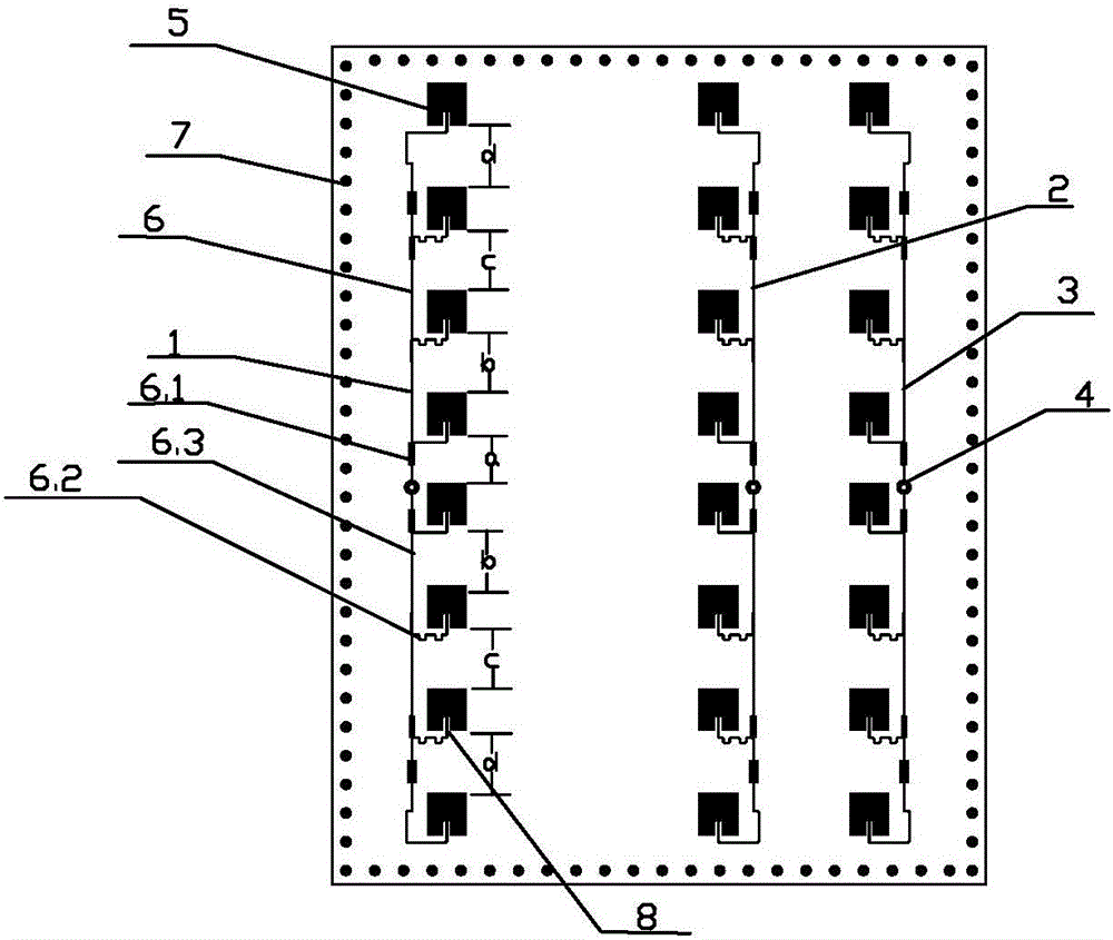 K-wave band microstrip patch antenna array