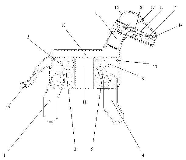 Intelligent toy capable of automatically designing and controlling motions