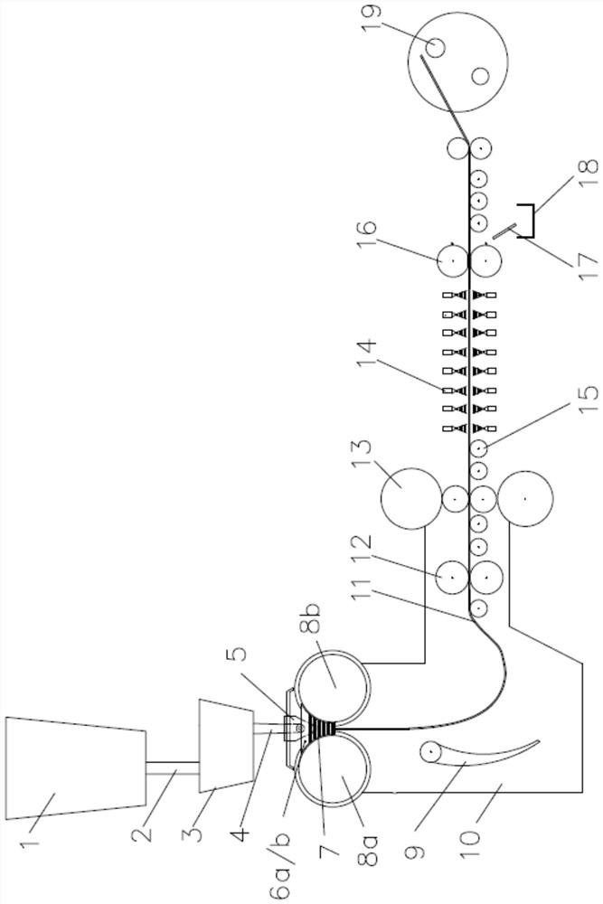 Production method of thin hot-rolled steel plate/strip for sulfuric acid dew point corrosion resistance