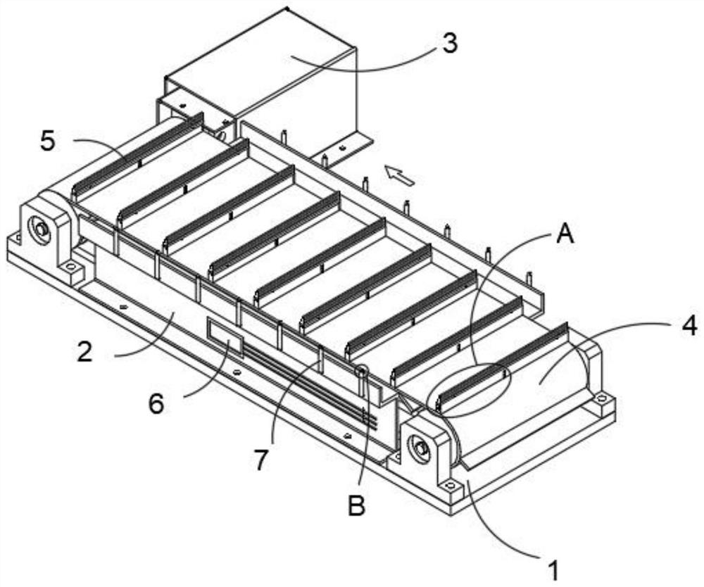 Scraper conveying device for coal mine