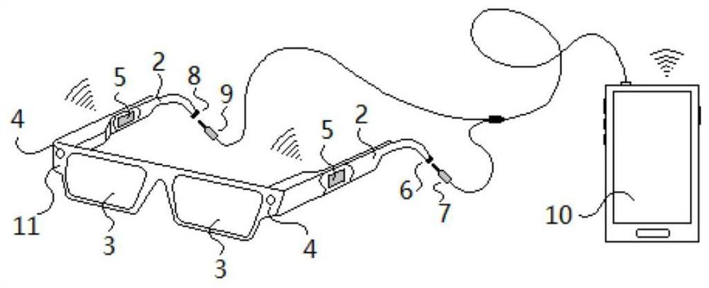 stereoscopic glasses