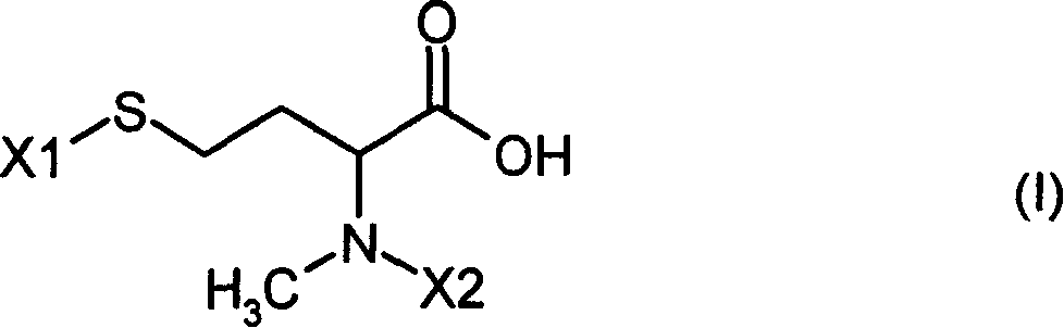 N-methyl-homocysteines and their use as well as process for their production