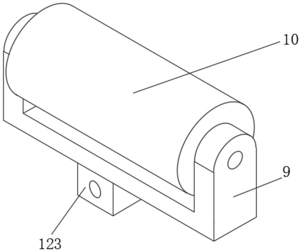 Polishing device used for mechanically machining accessories