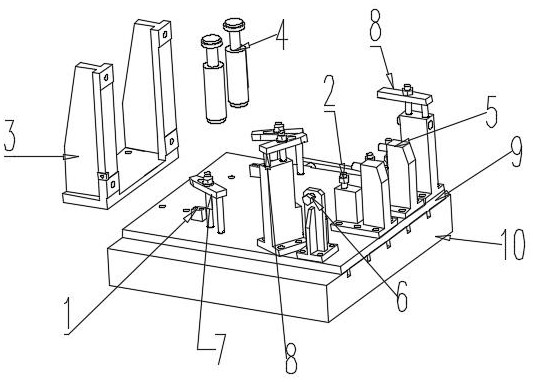 A kind of processing method of bracket product