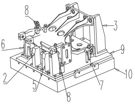 A kind of processing method of bracket product