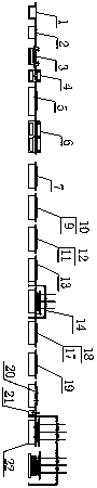 Flat plate solar collector framing and backplate lamination automatic assembling method and system thereof